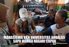 Program Unggulan Mahasiswa KKN Universitas Andalas di Nagari Cupak, Home Visit Pastikan Warga Sehat