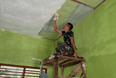 Sebentar Lagi Renovasi Sasaran Fisik TMMD Kodim Lahat di Desa Lubuk Tampang Ini Selesai