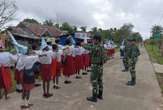 Tanamkan Kedisiplinan pada Siswa melalui MPLS, Begini Cara Satgas 141 Aneka Yudha Jaya Prakosa Lakukan