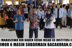 201 Mahasiswa UIN Raden Fatah Incar 43 Institusi ini, Nomor 6 Masih Subdomain Bacakoran.co