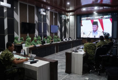 218 Jembatan Garuda Resmi Beroperasi, Pangdam II Sriwijaya Ikuti Vicon Serentak