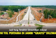 Tol Terakhir Diresmikan Jokowi: Jalan Tol Pertama di Jambi Beroperasi dengan Akses 'Gratis', Sudah Nyobain?