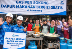 Gas PGN Sokong 11 Dapur Makanan Bergizi Gratis di Palembang