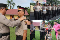 Ini Pesan Kapolres Prabumulih Terhadap 35 Personelnya Yang Naik Pangkat 