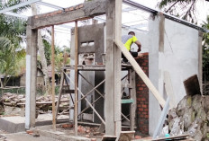 Fasilitas MCK Titik 3, Satgas TMMD Kodim Lahat Kerjakan Tahapan Berikut
