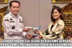 Garuda Indonesia Jajaki Kerjasama dengan Pemprov Sumsel, Tawarannya Bikin ASN Sumringah