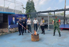 Komitmen Berantas Barang Terlarang di HBP ke-62, Rutan Kelas I Palembang Gelar Giat Ini