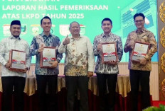 Ketua DPRD dan Bupati Ogan Ilir Terima Laporan Hasil Pemeriksaan atas Laporan Keuangan Tahun 2025
