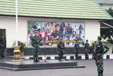 Pimpin Upacara Korem Gapo, PJU Ini Tekankan Pentingnya Disiplin dan Soliditas