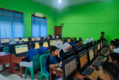 KEREN! Bak Ujian CAT CPNS Puluhan SMPN 3 Lahat Ikuti Simulasi TKA, Ini Tujuannya