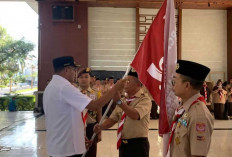 Wali Kota Arlan Lepas Kontingen Pramuka Prabumulih Ke Jamda IX Sumsel 2026, Titip Pesan Jaga Nama Baik Daera