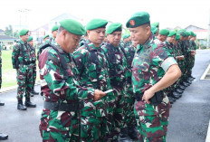 Kasdim Palembang Pimpin Apel Pengecekan Siaga Gel II, Apa Tujuannya