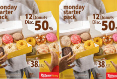 Senin Hemat! Ada Promo Monday Starter Pack, 12 Pcs Donut Cuma Bayar Rp38 Ribu