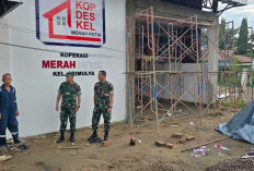 Pejabat Kodam II Sriwijaya Tinjau KDKMP Srimulya, Sudah Berapa Persen Progresnya