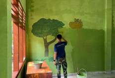 Begini Proses Pembangun Mushola Dilakukan Satgas TMMD Kodim Lahat di Desa Lubuk Tampang