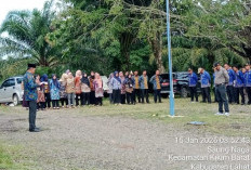 Camat Kikim Barat Lahat Pimpin Apel Hardenas 2026, Bostandi : Desa Miliki Peran Strategis Dukung Pembangunan