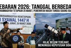 Apakah Tanggal Lebaran 2026 Akan Sama? Muhammadiyah Tegaskan 20 Maret, Pemerintah Masih Tunggu Sidang Isbat!