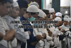 Yuk Jumatan Biar Ganteng Maksimal, Jadwal Sholat Wilayah Palembang Hari Ini Jumat 16 Februari 2024