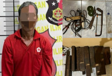 Polisi Ungkap Kasus Pencurian Besi Rel Kereta Api di Ogan Ilir, Ini Pelakunya
