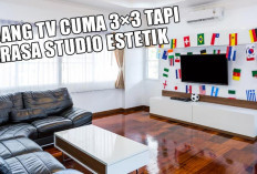 Ruang TV Cuma 3×3 Tapi Serasa Studio Estetik! Ini 7 Desain Minimalis Super Cozy yang Bikin Tamu Lupa Pulang