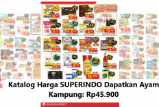 Katalog Harga dan Promosi SUPERINDO Supermarket Terbaru, Dapatkan Ayam Kampung: Rp45.900