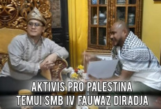 Temui SMB IV Fauwaz Diradja, Bang Onim Ceritakan Penderitaan Rakyat Palestina Dijajah Israel