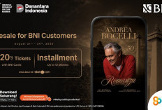 BNI Hadirkan Akses Eksklusif Menikmati Andrea Bocelli ‘Romanza’ di Indonesia