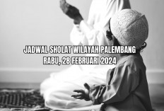 Jadwal Waktu Sholat di Palembang Beserta Niat Hari Ini, Rabu 28 Februari 2024