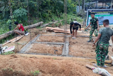 Ini Tahapan Yang Dilakukan Satgas TMMD Kodim Lahat dalam Pembangunan MCK Titik 2