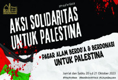 Palestina Terus Digempur Israel, Masyarakat Pagaralam Lakukan Ini Sebagai Bentuk Solidaritas