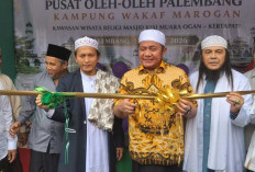 Resmikan Kampung Wakaf Marogan, Dorong Kebangkitan Ekonomi Umat di Tepian Sungai Musi