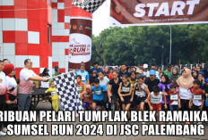 Ribuan Pelari Tumplak Blek Ramaikan Sumsel Run 2024 di JSC Palembang, Cek Keseruannya di Sini!