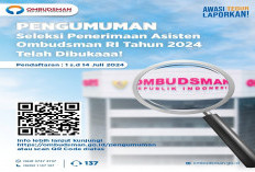 Ombudsman RI Buka Lowongan Lho Sampai 14 Juli 2024