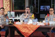 Kapolres dan Wakapolres Ajak Para Bhabinkamtibmas Polres Prabumulih Melaksanakan Coffee Morning, Ini Tujuannya