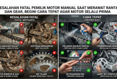 Kesalahan Fatal Pemilik Motor Manual Saat Merawat Rantai dan Gear, Begini Cara Tepat Agar Motor Selalu Prima