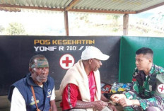 Pos Napua Satgas Yonif 200/BN Berikan Pelayanan Kesehatan di Pos