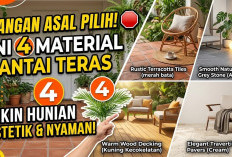Jangan Asal Pilih! Ini 4 Material Lantai Teras Rumah yang Bikin Tampilan Hunian Makin Estetik dan Nyaman