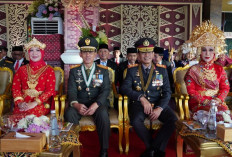 Upacara Detik-detik Proklamasi Kemerdekaan RI Ke-80 di Griya Agung, Ada Sosok Pangdam II Sriwijaya
