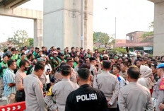 Wah! Izin Tidak Diberi Polisi, Ratusan Driver Ojol Datangi Mapolrestabes Palembang 