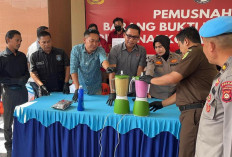 Polda Sumsel Musnahkan Narkoba Senilai Rp2,2 Miliar, Ini Jumlah Jiwa Yang Diselamatkan 