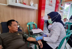 Wujudkan Kepedulian Nyata, Keluarga Besar Persit KCK Cabang I Sinteldam PD II Sriwijaya Ikuti Aksi Donor Darah