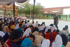 Babinsa Kelurahan Sako Berikan Pembekalan Wawasan Kebangsaan Dalam Pelaksanaan MPLS, Ini Sekolahnya