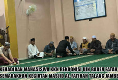 Kehadiran Mahasiswa KKN Rekognisi UIN Raden Fatah Semarakkan Kegiatan Masjid Al-Fatihah Talang Jambe