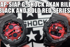 Siap-siap G-Shock akan Rilis Black and Bold Red Series, Si Merah Menawan, Tangguh dan Berani!