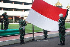 Upacara Bendera Mingguan Kodam II Sriwijaya, Pamen Ahli Bidang OMP Tekankan Masalah Ini Ke Prajurit