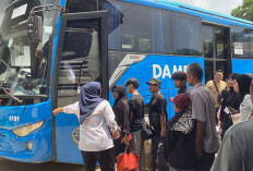 Pemudik di Palembang Mulai Kembali ke Kota Asal, Pilih Damri Menuju ke Jakarta