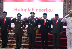 Pengukuhan Paskibraka Provinsi Sumsel Tahun 2025, Ada Jenderal Bintang 1 Korem Gapo Hadir