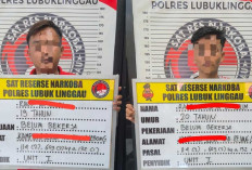 98 Butir Ekstasi Disita, Polres Lubuk Linggau Tangkap Dua Pemuda di Tengah Upaya Pelarian