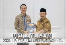Jemput Bola Akselerasi Program Prioritas, Bupati OKI Muchendi Temui Menteri PPN Rachmat Pambudy di Jakarta