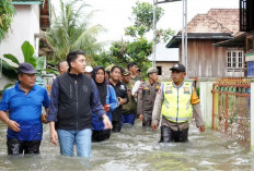Bupati Ogan Ilir Didampingi Kapolsek Kunjungi Korban Banjir di Kecamatan Payaraman, Ini Kondisinya